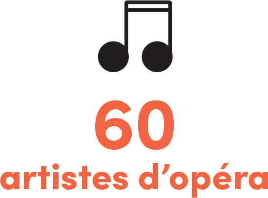 60 artistes d'opéra