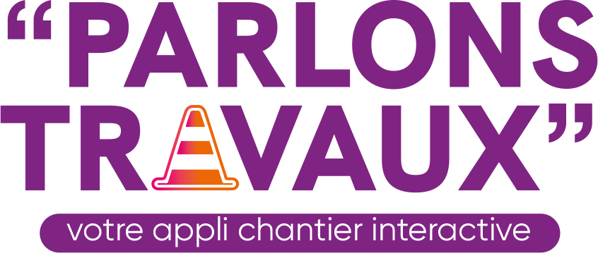 Parlons Travayx : Votre appli chantier interactive. À télécharger dans l'App Store ou disponible sur Google Play.